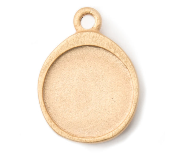 Gold Thumb Stone Pendant (S) - Q