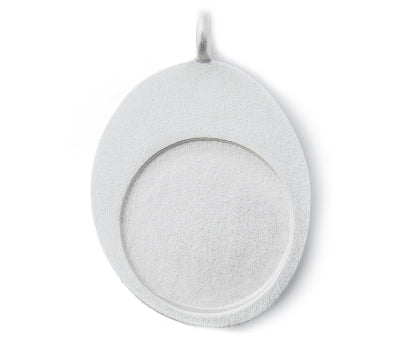 Silver Thumb Stone Keyring (L) - Q