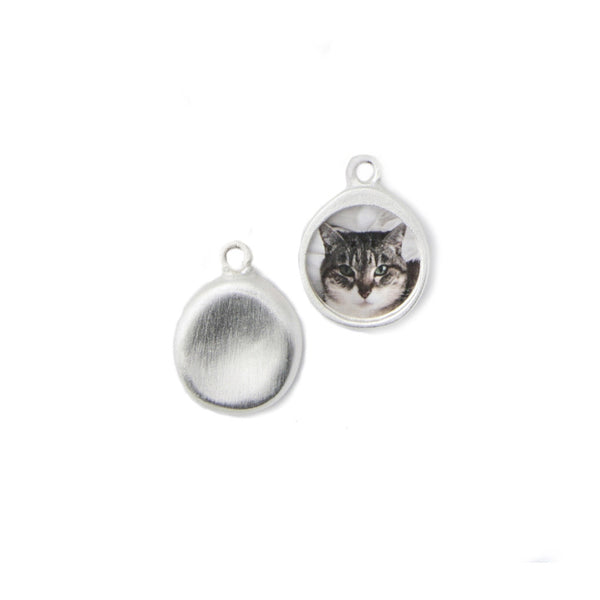 Multi Pet Charm Keyring on Leather Strap