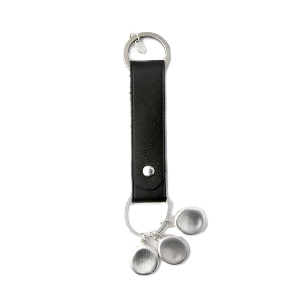 Multi Pet Charm Keyring on Leather Strap